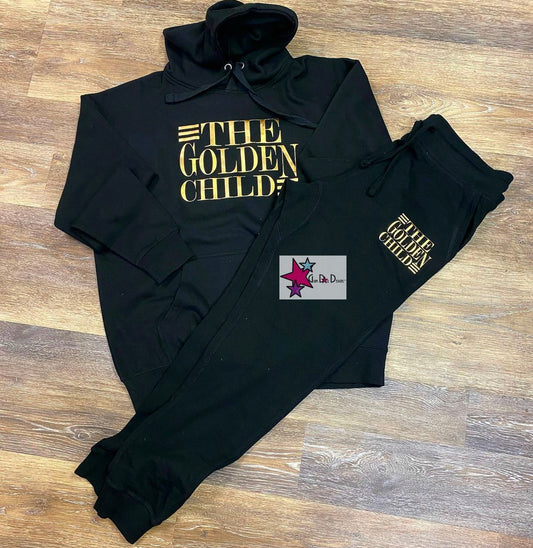 The Golden Child Hoodie and sweat pants