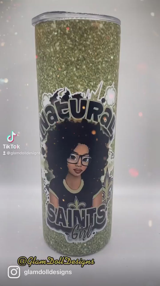 Natural Saints Girl Tumbler